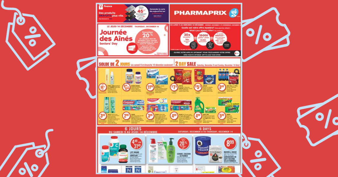 Circulaire Pharmaprix du 9 au 14 décembre 2023