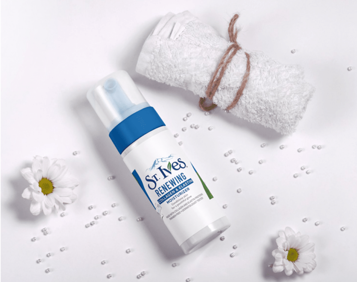 Commander votre échantillon gratuit du soin Renewing par St. Ives