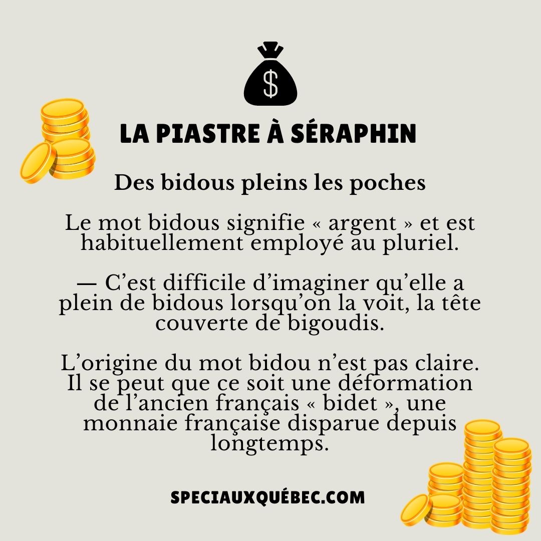 Des bidous pleins les poches : une exploration linguistique