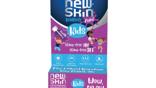 Essai gratuit du bandage liquide innovant pour enfants de New Skin