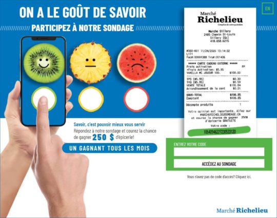 Concours Marché Richelieu 2024 : Gagnez 250$ en épicerie