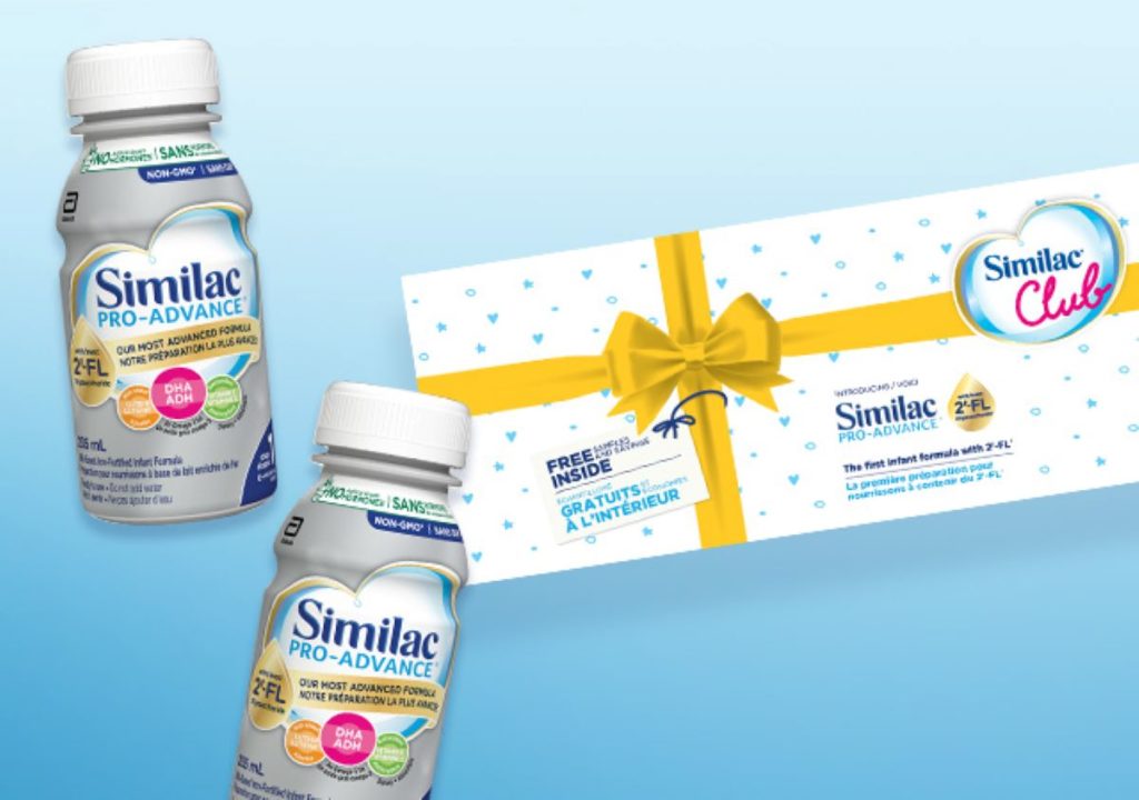 Profitez d'offres exclusives échantillons et coupons Similac