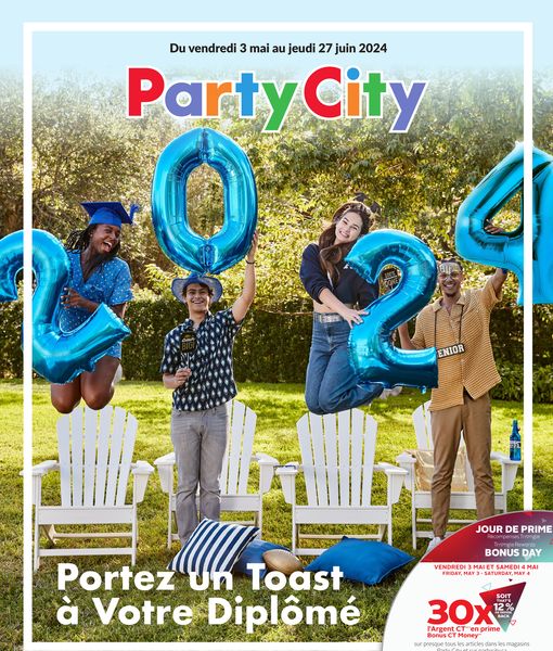 Circulaire Party City du 3 mai au 27 juin 2024
