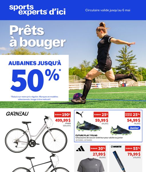 Circulaire Sports Experts du 16 avril au 6 mai 2025
