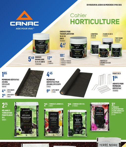 Circulaire Canac du 8 au 21 mai 2025