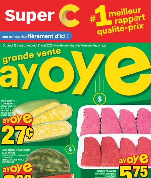 Circulaire Super C du 15 au 21 mai 2025