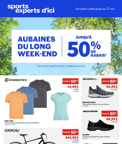 Circulaire Sports Experts du 14 au 27 mai 2025