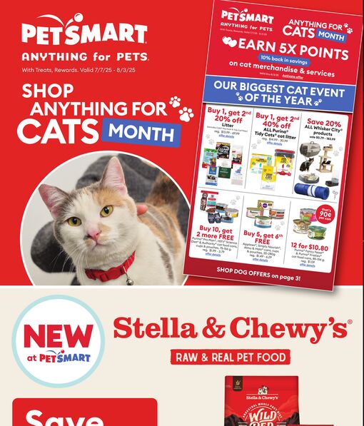 Circulaire PetSmart du 7 juillet au 3 août 2025
