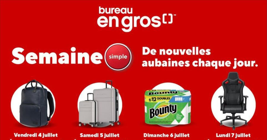 Circulaire Bureau en Gros du 4 au 10 juillet 2025