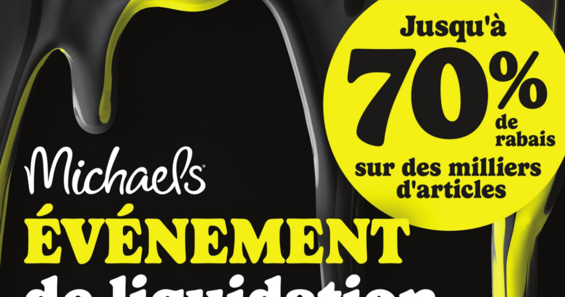 Circulaire Michaels du 4 au 10 juillet 2025
