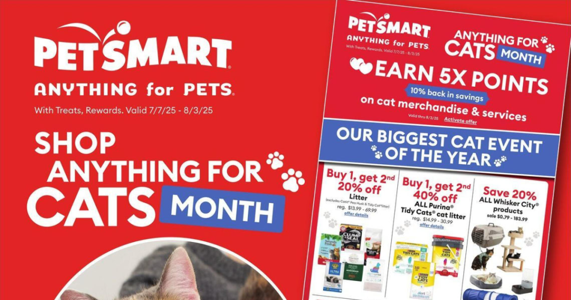 Circulaire PetSmart du 7 juillet au 3 août 2025