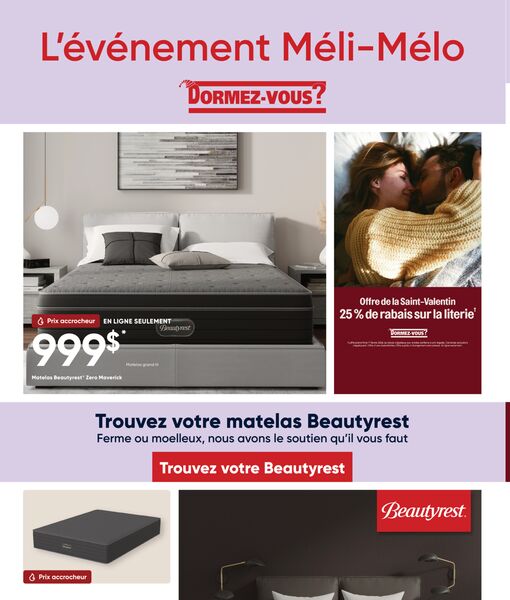 Circulaire Dormez-Vous du 11 au 17 février 2026