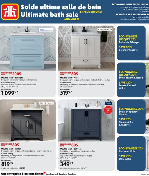Circulaire Home Hardware du 19 février au 18 mars 2026