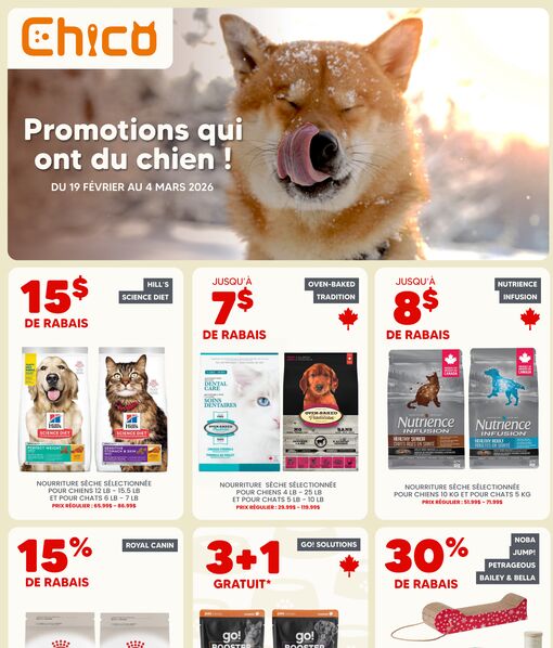 Circulaire Chico du 19 février au 4 mars 2026