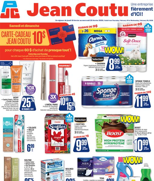 Circulaire Jean Coutu du 19 au 25 février 2026
