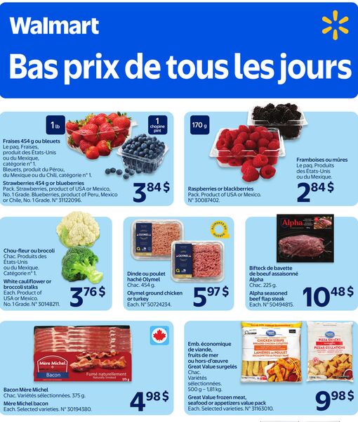 Circulaire Walmart du 26 février au 4 mars 2026