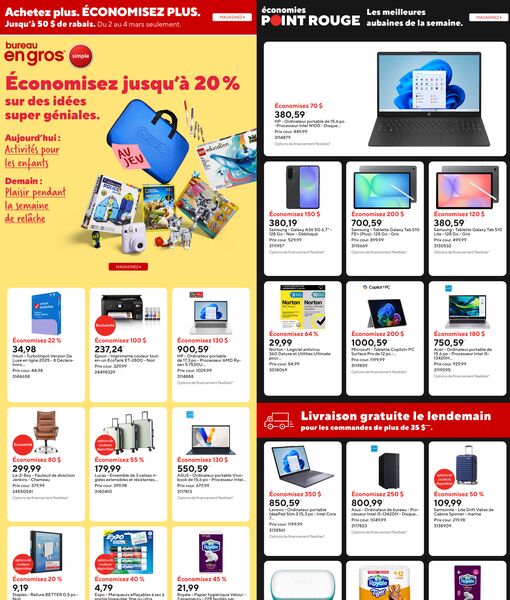 Circulaire Bureau en Gros du 27 février au 5 mars 2026