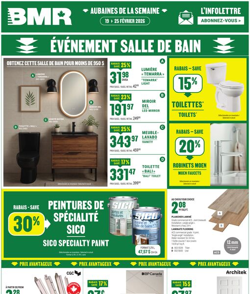 Circulaire BMR Le Groupe du 19 au 25 février 2026