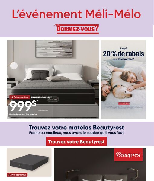 Circulaire Dormez-Vous du 18 février au 2 mars 2026