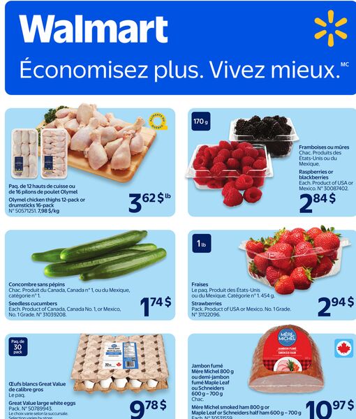 Circulaire Walmart du 12 au 18 mars 2026