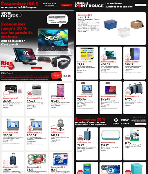 Circulaire Bureau en Gros du 6 au 12 mars 2026