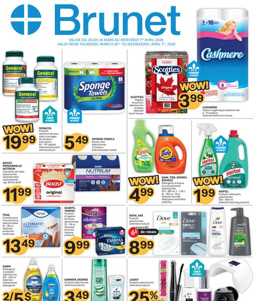 Circulaire Brunet du 26 mars au 1 avril 2026