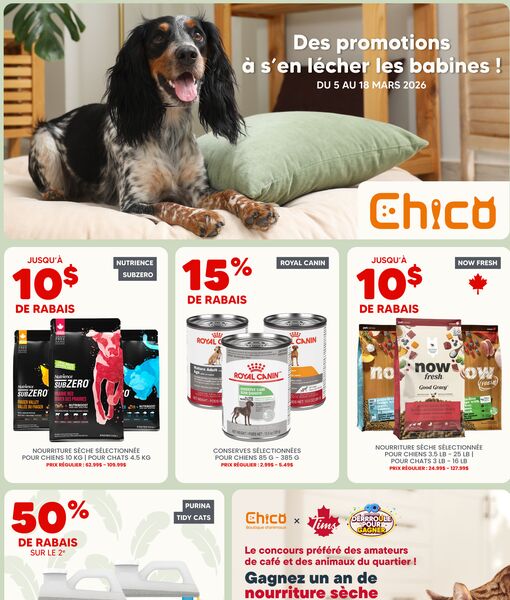 Circulaire Chico du 5 au 18 mars 2026