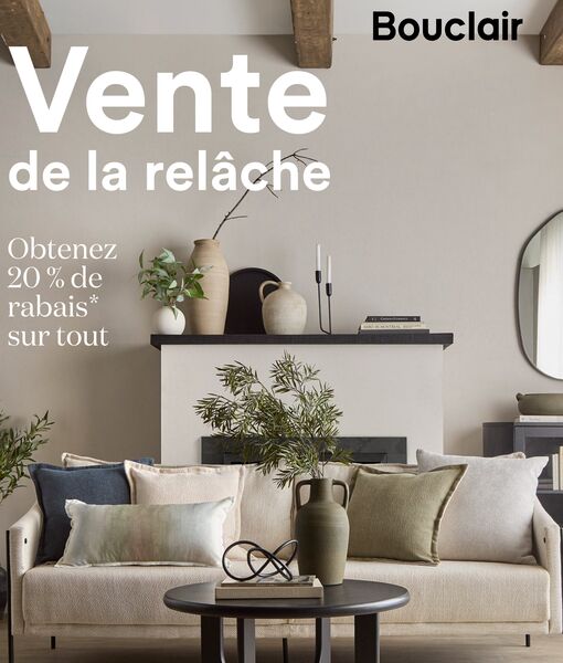 Circulaire Bouclair du 4 au 11 mars 2026