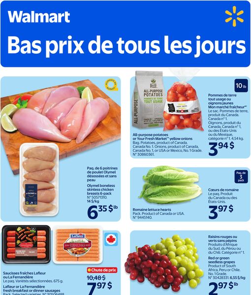 Circulaire Walmart du 19 au 25 mars 2026