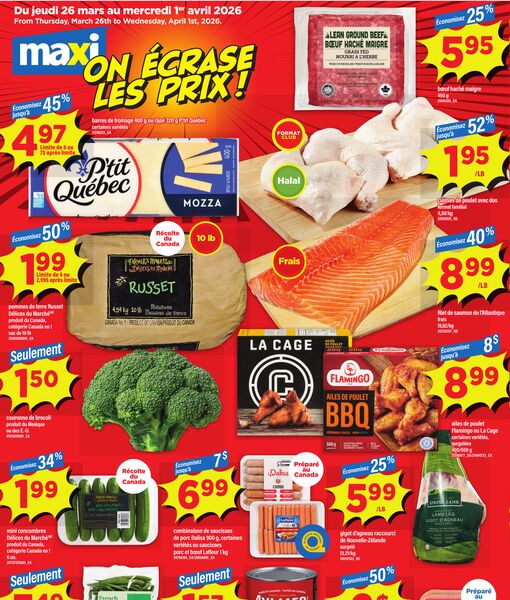 Circulaire Maxi du 26 mars au 1 avril 2026