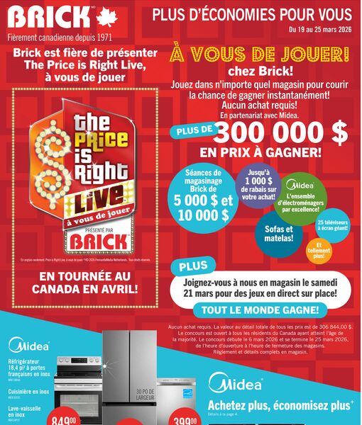 Circulaire Brick du 19 au 25 mars 2026