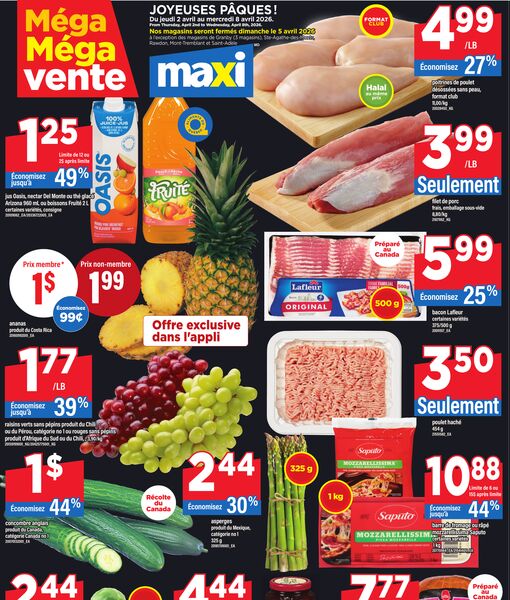 Circulaire Maxi du 2 au 8 avril 2026