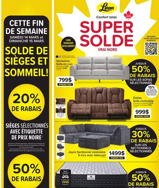 Circulaire Léon du 12 au 18 mars 2026