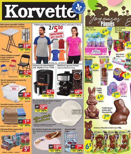 Circulaire Korvette du 19 mars au 1 avril 2026