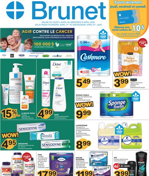 Circulaire Brunet du 2 au 8 avril 2026