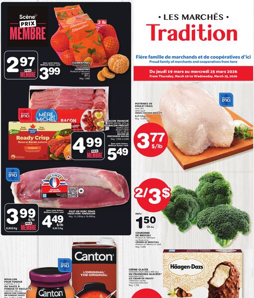 Circulaire Les Marchés Tradition du 19 au 25 mars 2026