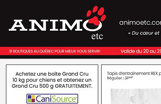 Circulaire Animo Etc. du 20 au 29 mars 2026