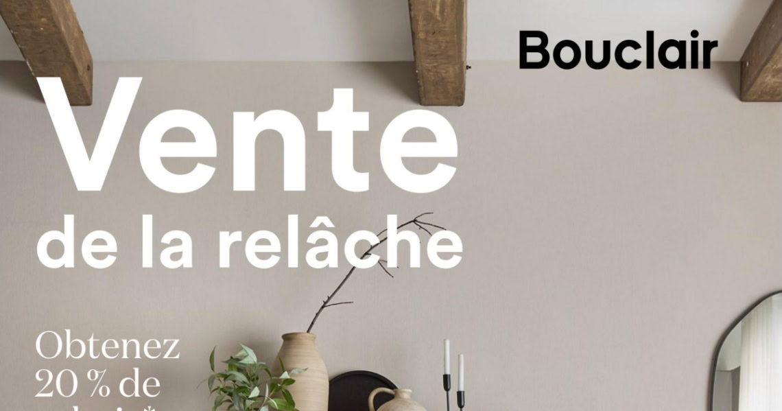 Circulaire Bouclair du 4 au 11 mars 2026