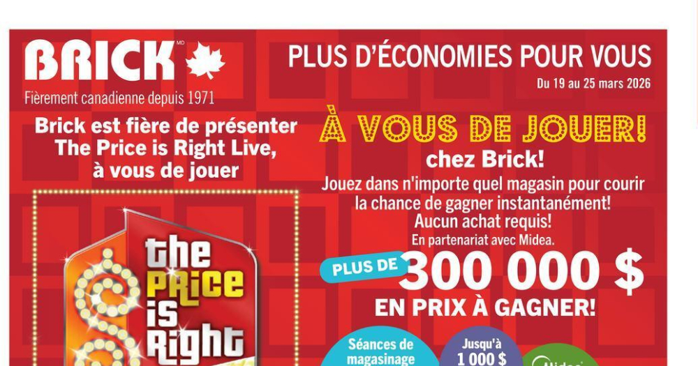 Circulaire Brick du 19 au 25 mars 2026