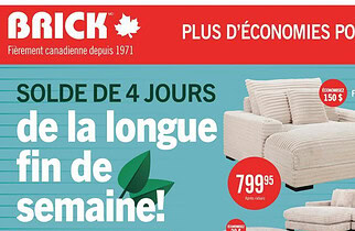 Circulaire Brick du 31 mars au 16 avril 2026