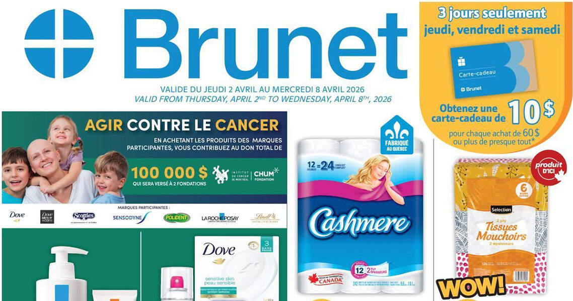 Circulaire Brunet du 2 au 8 avril 2026