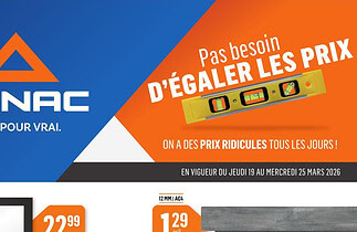 Circulaire Canac du 19 au 25 mars 2026