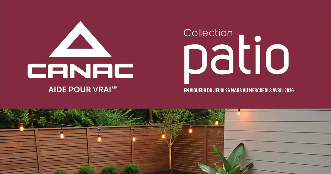 Circulaire Canac du 25 mars au 1 avril 2026