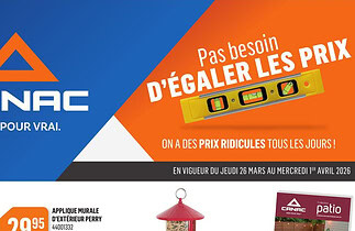 Circulaire Canac du 26 mars au 1 avril 2026