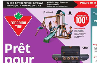 Circulaire Canadian Tire du 2 au 8 avril 2026