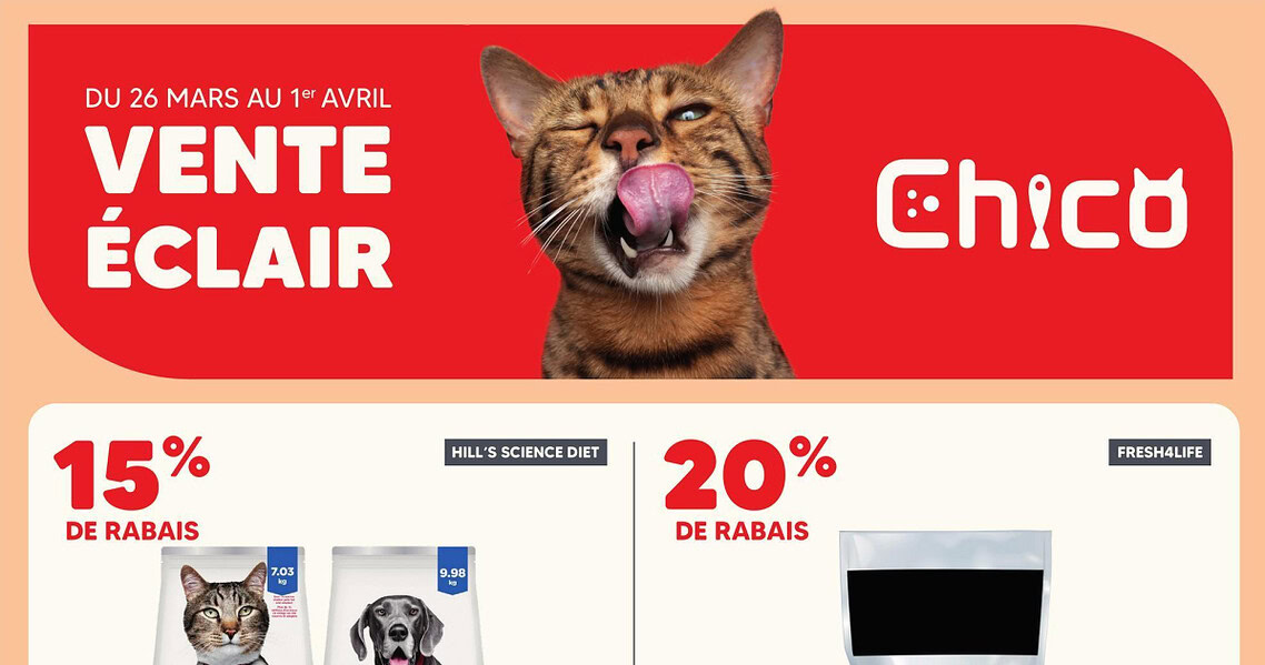 Circulaire Chico du 26 mars au 1 avril 2026