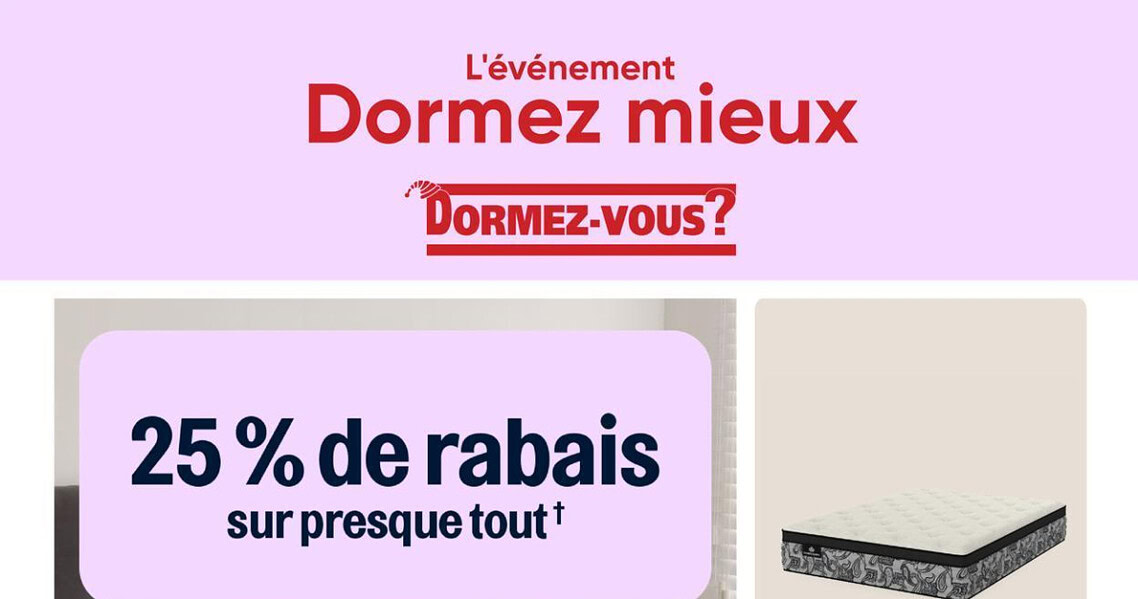 Circulaire Dormez-Vous du 18 au 24 mars 2026