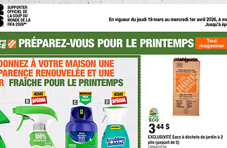 Circulaire Home Depot du 19 mars au 1 avril 2026