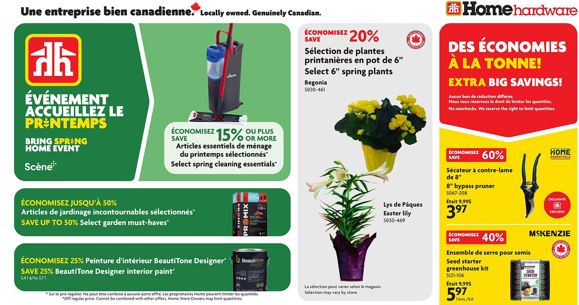 Circulaire Home Hardware du 26 mars au 8 avril 2026