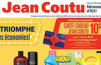 Circulaire Jean Coutu du 19 au 25 mars 2026
